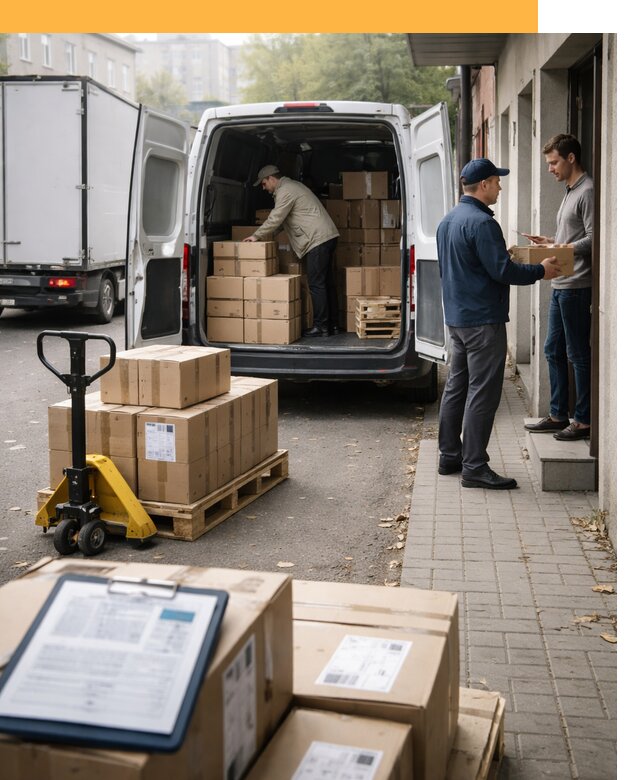Доставка грузов от двери до двери с таможней от 46715 руб.