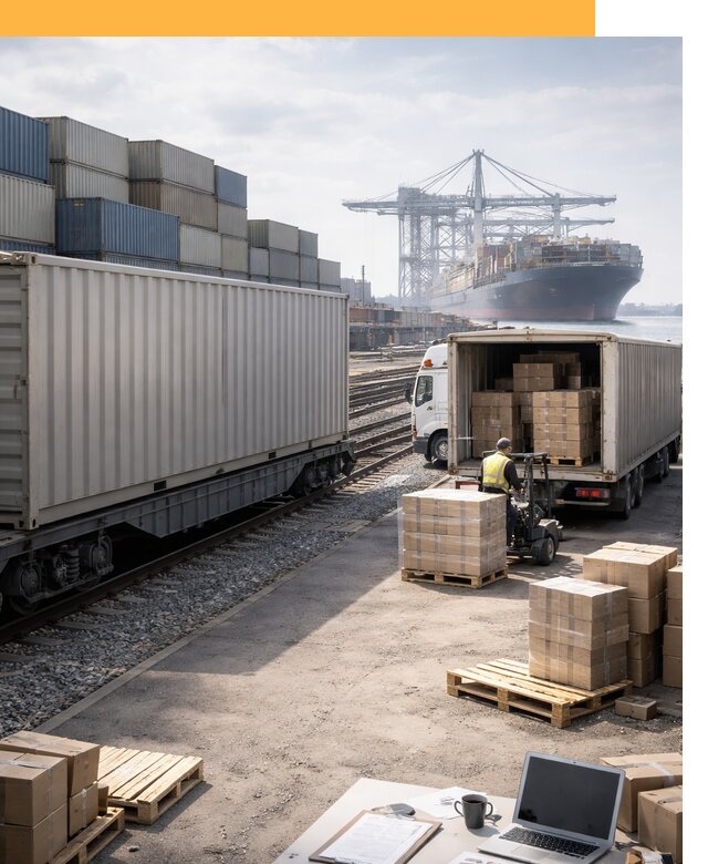 Мультимодальные перевозки грузов по миру от 46715 руб