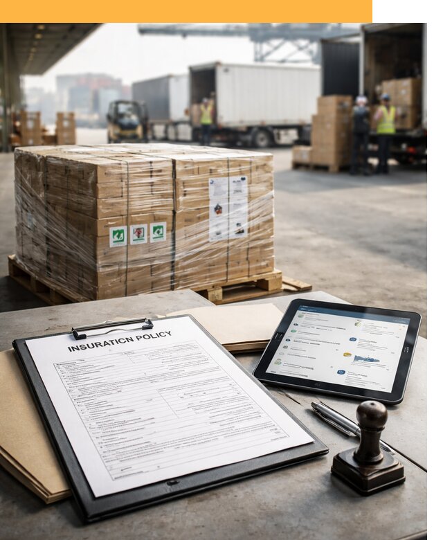 Страхование международных грузов от 3633 руб, полная защита