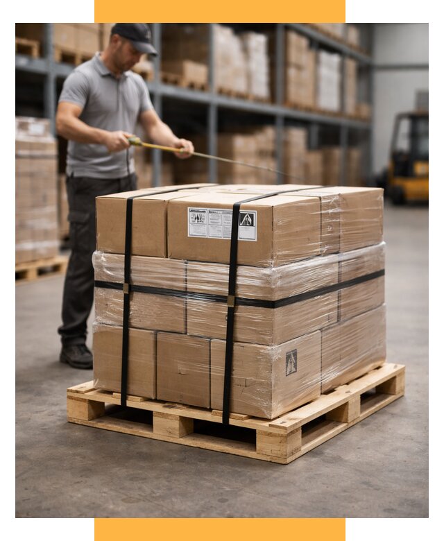 Упаковка и паллетирование грузов от 3633 р. | СетСервис-Крк