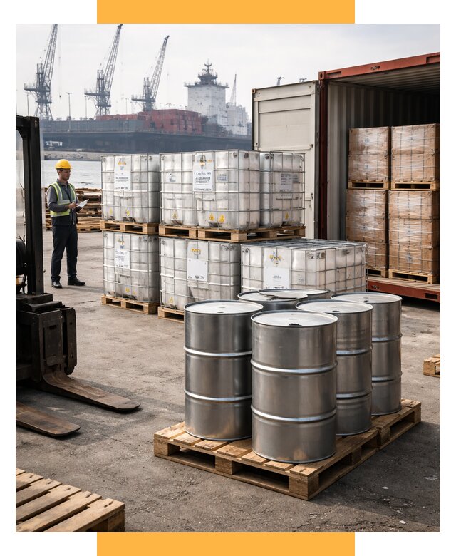 Доставка химического сырья из Индии от 259525 р. | СетСервис-Крк