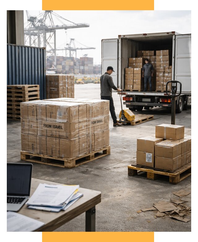 Доставка грузов из Израиля от 15572 р., логистика от СетСервис-Крк