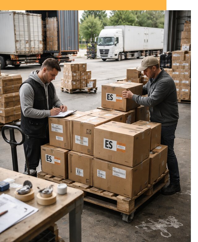 Доставка грузов в Испанию автотранспортом от 36334 руб