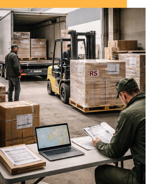 Доставка грузов в Сербию от 46715 руб, международные перевозки