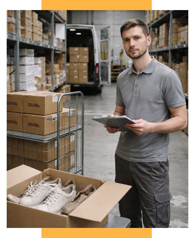 Доставка обуви из Китая и Турции от 4671 р. СетСервис-Крк