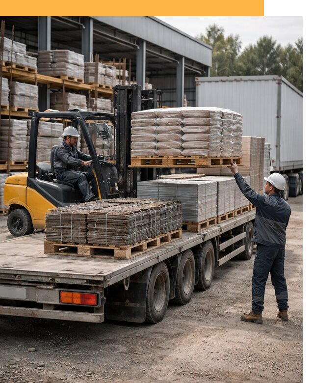 Перевозка строительных материалов по миру от 5710 руб