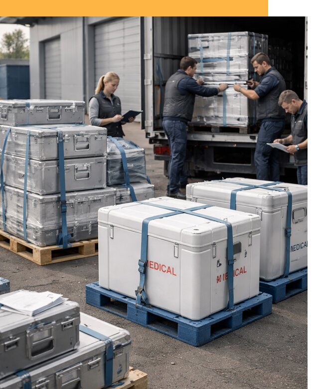 Перевозка медицинского оборудования по всему миру от 15572 руб