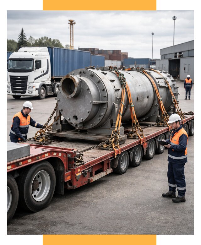 Перевозка тяжеловесных грузов под ключ от 155715 р. | СетСервис-Крк