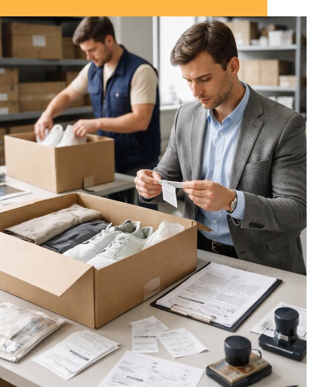 Таможенное оформление одежды и обуви по выгодной цене от 6748 руб