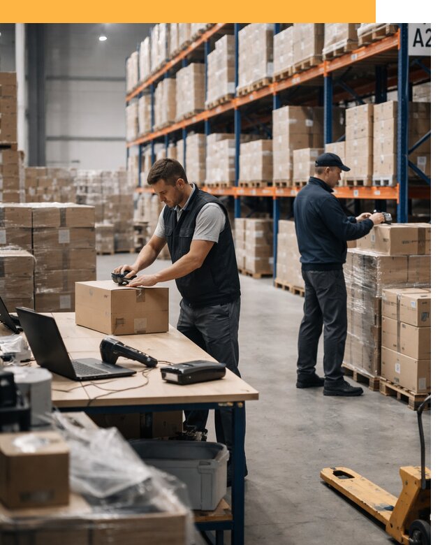 Склад консолидации в Европе: хранение, сортировка от 6748